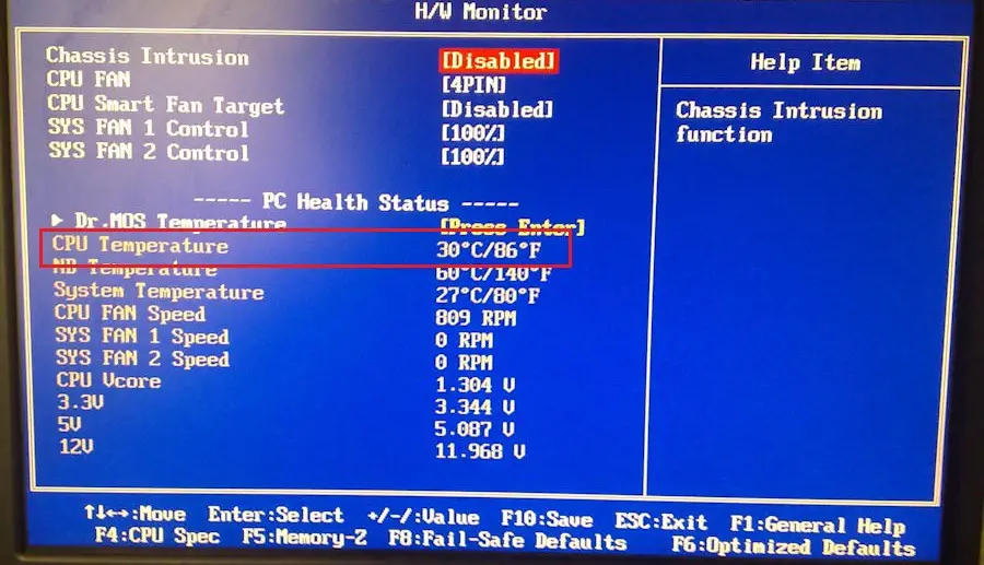 cpu temp spikes